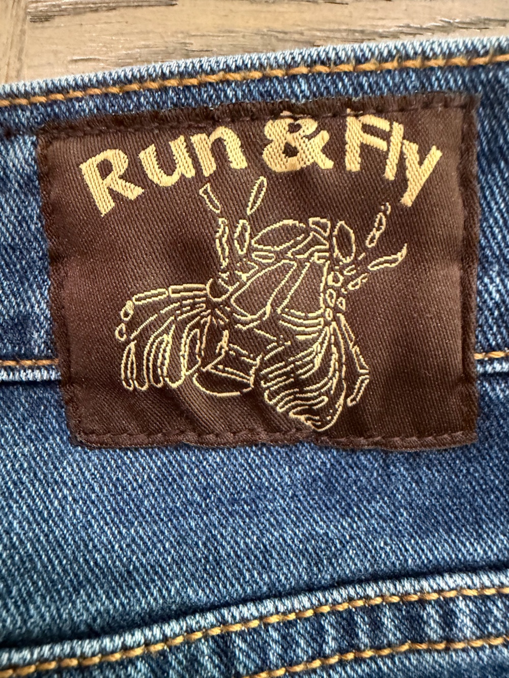 Vintage Run & Fly High-Rise Fit & Flare Leg Retro Y2K Women’s Denim Jeans - Picture 6 of 7